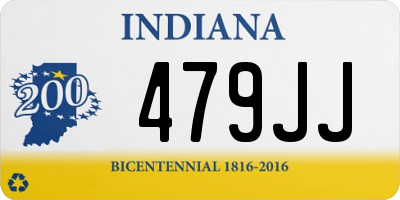 IN license plate 479JJ