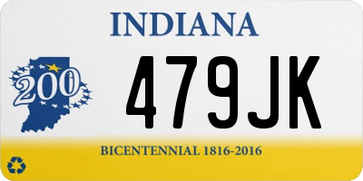 IN license plate 479JK