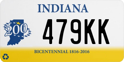 IN license plate 479KK