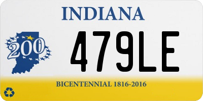 IN license plate 479LE