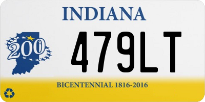 IN license plate 479LT