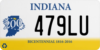 IN license plate 479LU