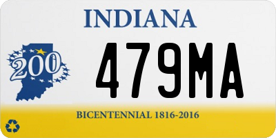 IN license plate 479MA