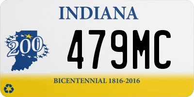 IN license plate 479MC