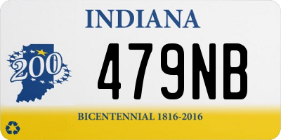 IN license plate 479NB