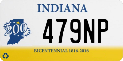 IN license plate 479NP