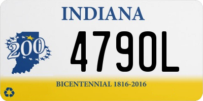 IN license plate 479OL