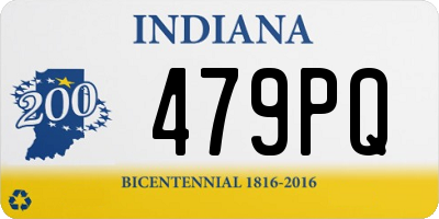 IN license plate 479PQ