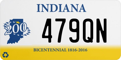 IN license plate 479QN