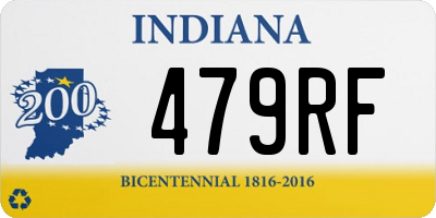 IN license plate 479RF