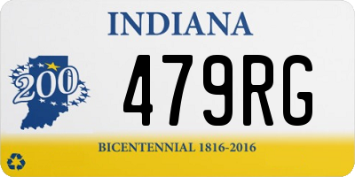 IN license plate 479RG