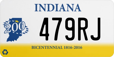 IN license plate 479RJ