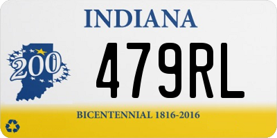 IN license plate 479RL