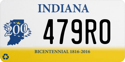 IN license plate 479RO