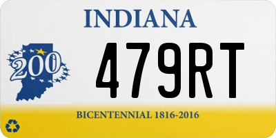 IN license plate 479RT