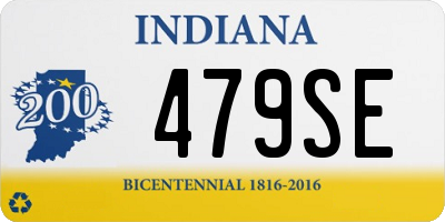 IN license plate 479SE