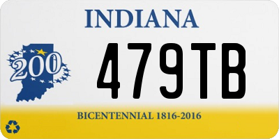 IN license plate 479TB