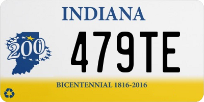 IN license plate 479TE