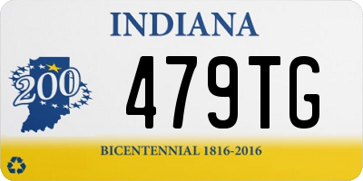 IN license plate 479TG