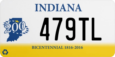 IN license plate 479TL