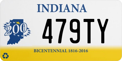 IN license plate 479TY