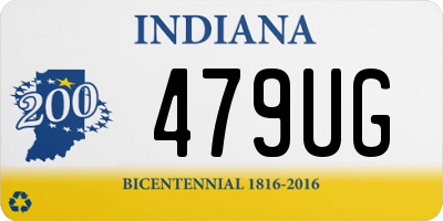 IN license plate 479UG