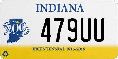 IN license plate 479UU