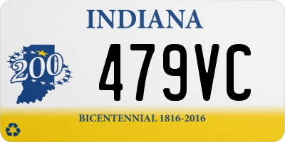 IN license plate 479VC