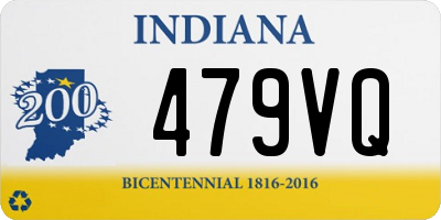 IN license plate 479VQ