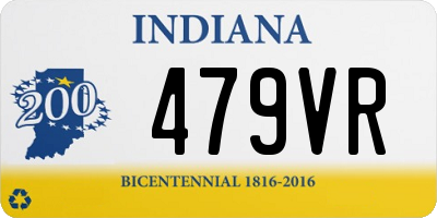 IN license plate 479VR