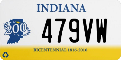 IN license plate 479VW