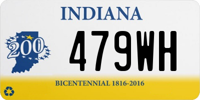 IN license plate 479WH