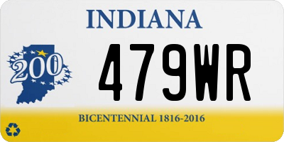 IN license plate 479WR