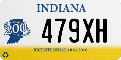 IN license plate 479XH