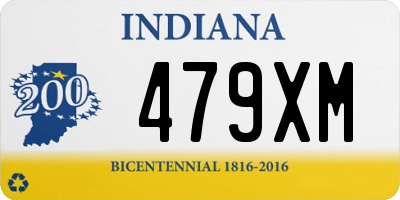 IN license plate 479XM