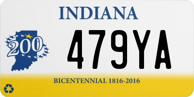 IN license plate 479YA