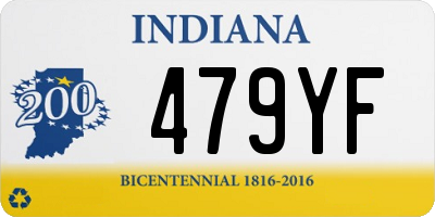 IN license plate 479YF