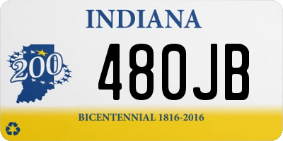 IN license plate 480JB