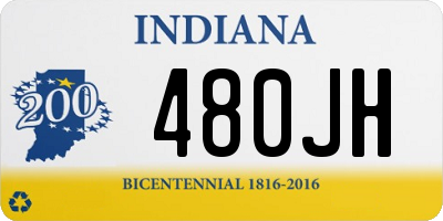 IN license plate 480JH