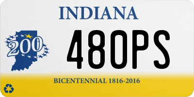 IN license plate 480PS