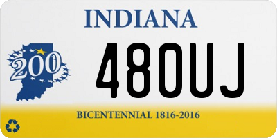 IN license plate 480UJ