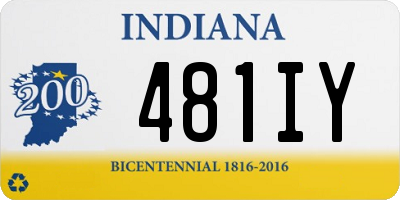 IN license plate 481IY