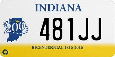 IN license plate 481JJ