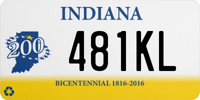 IN license plate 481KL