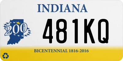 IN license plate 481KQ