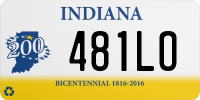 IN license plate 481LO