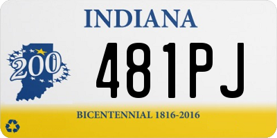 IN license plate 481PJ