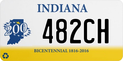 IN license plate 482CH