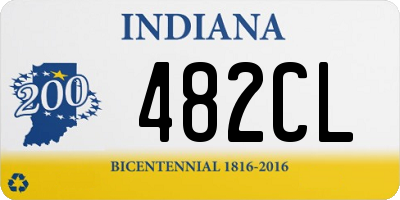 IN license plate 482CL