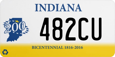 IN license plate 482CU